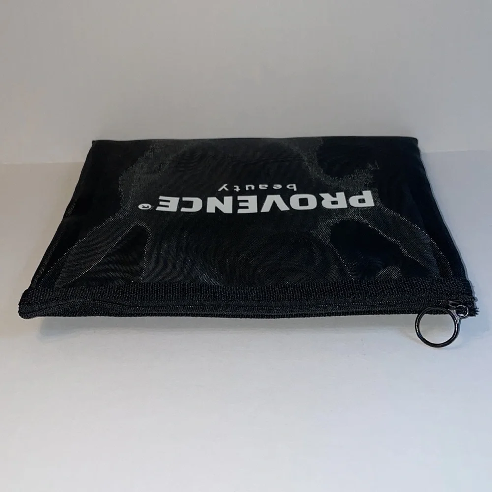Provence Beauty Black See-Through Makeup & Accessories Travel Pouch